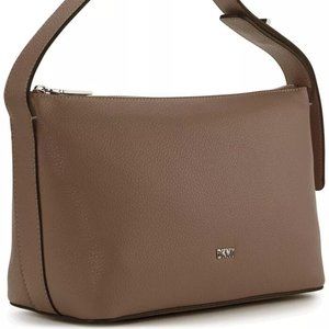 DKNY Tania Medium Demi Shoulder Bag TRUFFLE Color